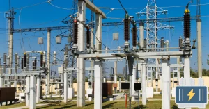 Manutenção de subestação de energia