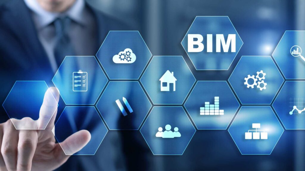 Projetos em BIM: imagem ilustrativa de clique em tela virtual